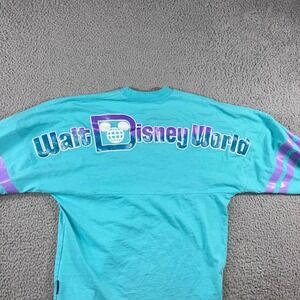 Disney Parks Walt Disney World Spirit Jersey XS Turquoise Purple Long Sleeve